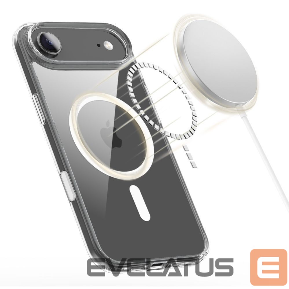 Kitos prekės Tech-Protect Tech-Protect Flexair Hybrid CC MagSafe Case for iPhone Air - Clear