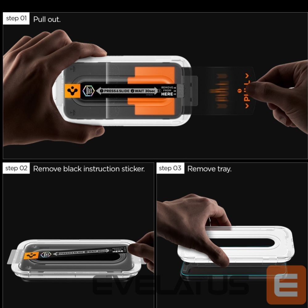 Kitos prekės Spigen Spigen Glas.Tr "EZ FIT PRO" HD Tempered Glass for Samsung Galaxy S25 FE