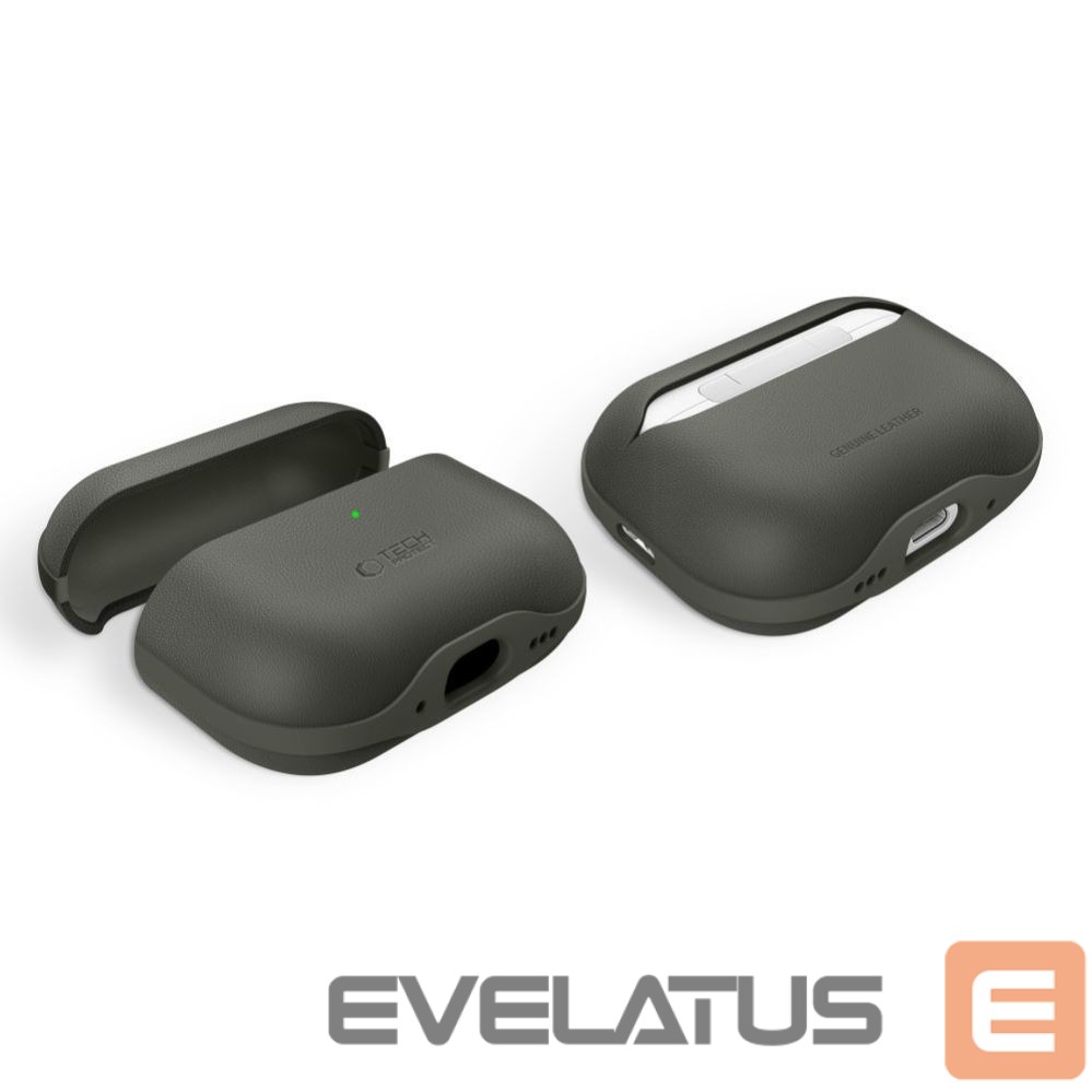 Kitos prekės Tech-Protect Tech-Protect NaturalFit Case for AirPods Pro 3 - Green