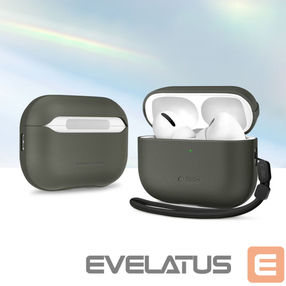 Kitos prekės Tech-Protect Tech-Protect NaturalFit Case for AirPods Pro 3 - Green
