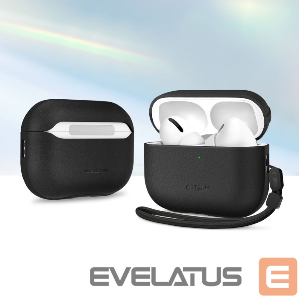 Kitos prekės Tech-Protect Tech-Protect NaturalFit Case for AirPods Pro 3 - Black
