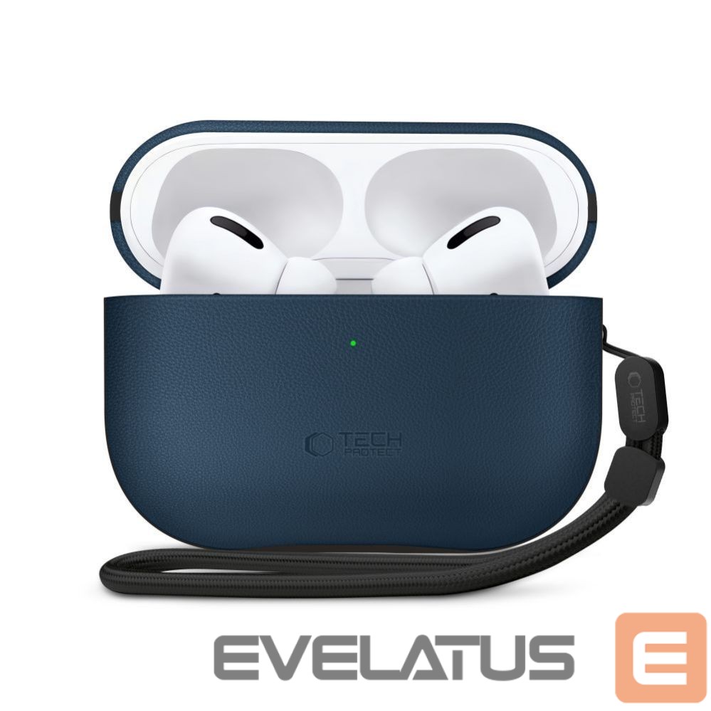 Kitos prekės Tech-Protect Tech-Protect NaturalFit Case for AirPods Pro 3 - Navy Blue