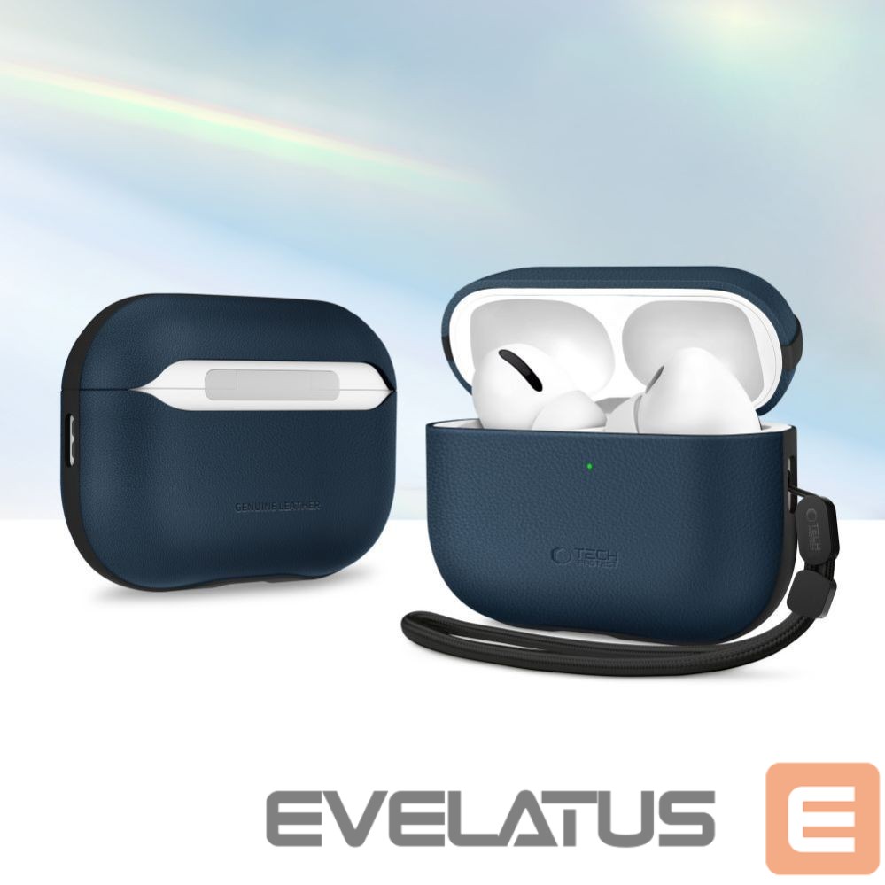 Kitos prekės Tech-Protect Tech-Protect NaturalFit Case for AirPods Pro 3 - Navy Blue