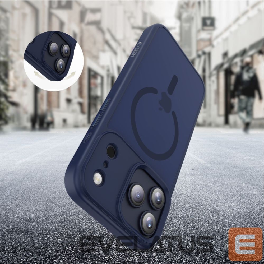 Kitos prekės Tech-Protect Tech-Protect MagMat MagSafe Case for iPhone 17 Pro - Navy Blue
