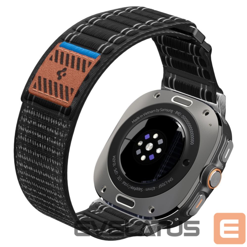Kitos prekės Spigen Spigen WBF0 Strap for Samsung Galaxy Watch Ultra 47mm - Black