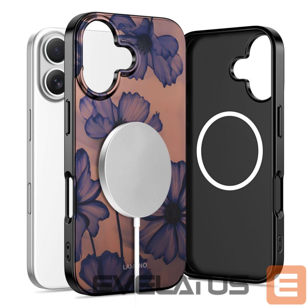 Kitos prekės Tech-Protect Tech-Protect Lamano MagSafe case for iPhone 17 - brown-purple