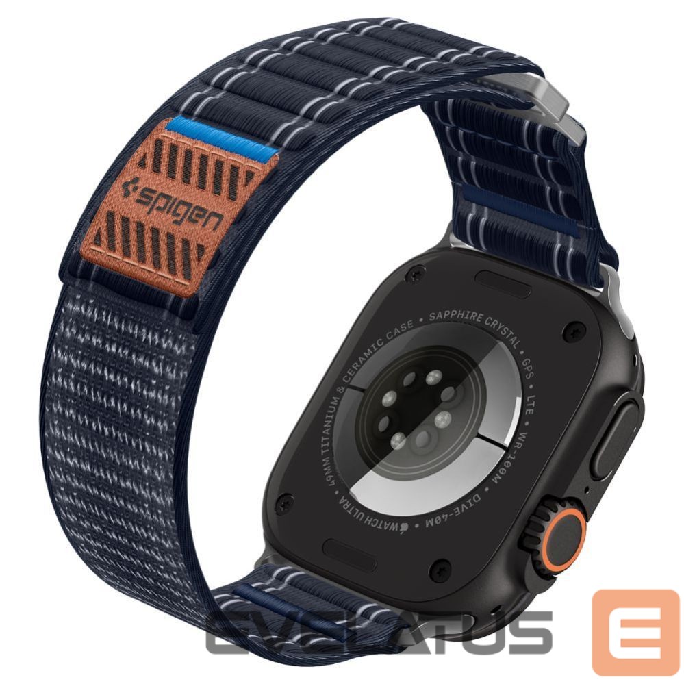 Kitos prekės Spigen Spigen WBF0 Strap for Apple Watch 44 / 45 / 46 / 49 mm - Navy Blue