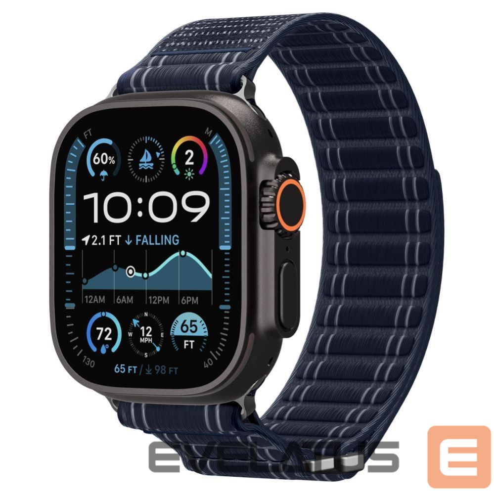 Kitos prekės Spigen Spigen WBF0 Strap for Apple Watch 44 / 45 / 46 / 49 mm - Navy Blue