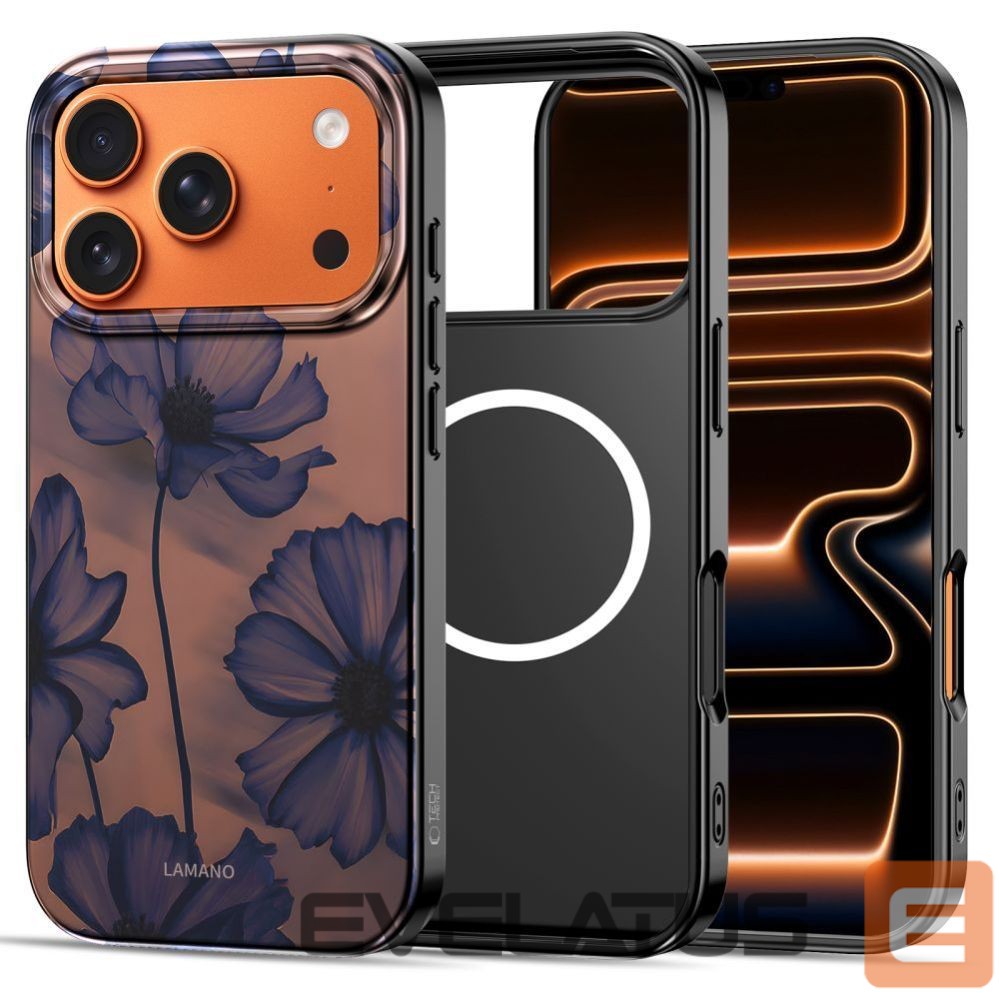 Kitos prekės Tech-Protect Tech-Protect Lamano MagSafe case for iPhone 17 Pro Max - brown-purple
