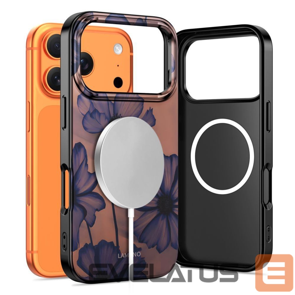 Kitos prekės Tech-Protect Tech-Protect Lamano MagSafe case for iPhone 17 Pro Max - brown-purple