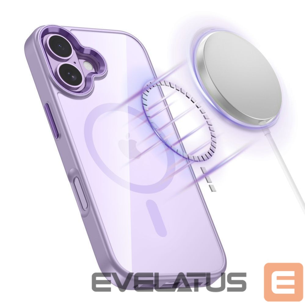 Kitos prekės Tech-Protect Tech-Protect MagMat MagSafe Case for iPhone 17 - Transparent Purple