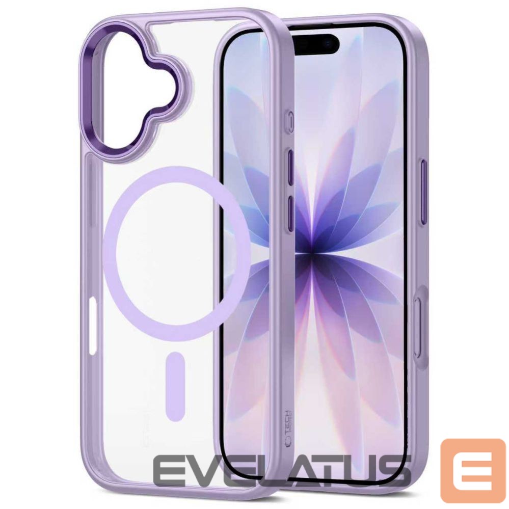 Kitos prekės Tech-Protect Tech-Protect MagMat MagSafe Case for iPhone 17 - Transparent Purple