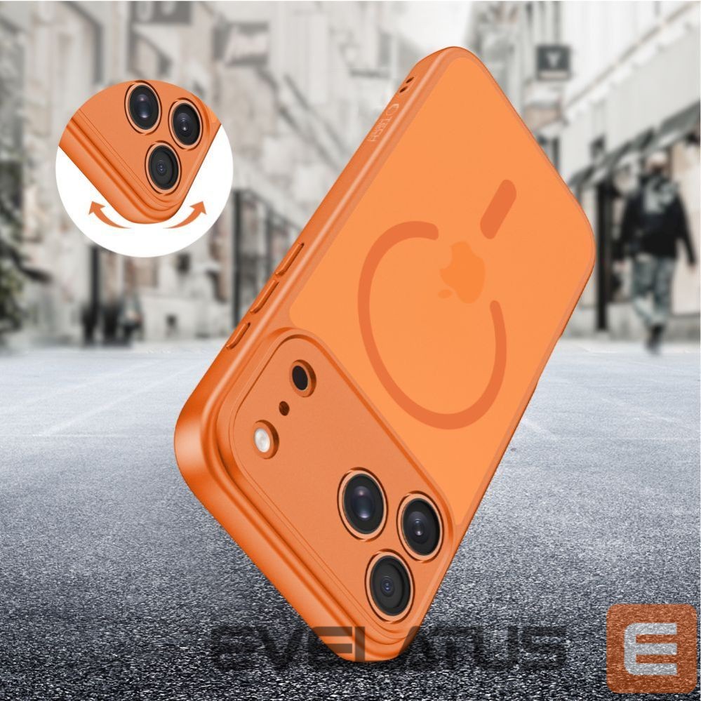 Kitos prekės Tech-Protect Tech-Protect BasicMag MagSafe Case for iPhone 17 Pro Max - Orange