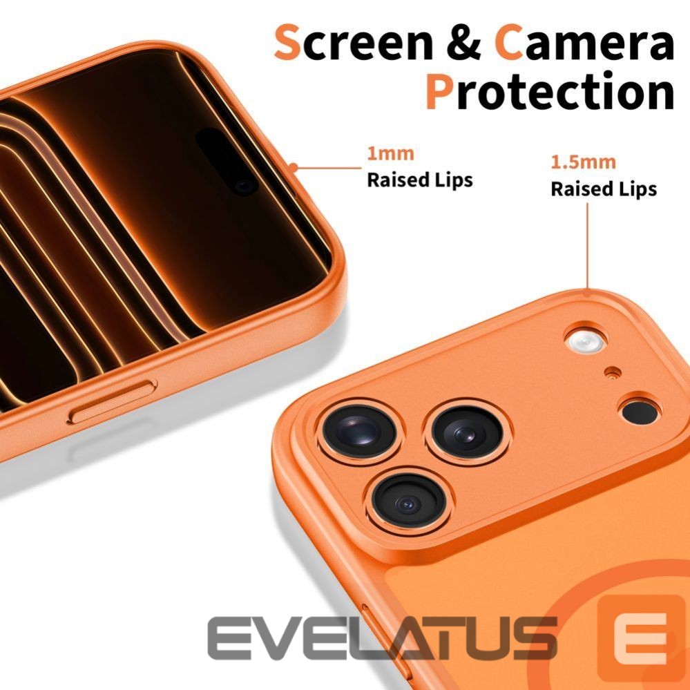 Kitos prekės Tech-Protect Tech-Protect BasicMag MagSafe Case for iPhone 17 Pro Max - Orange