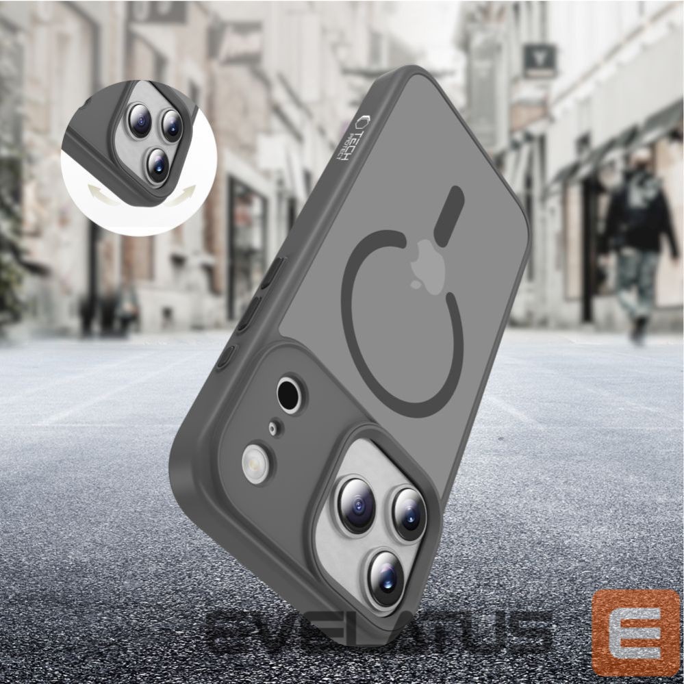 Kitos prekės Tech-Protect Tech-Protect MagMat MagSafe Case for iPhone 17 Pro - Gray
