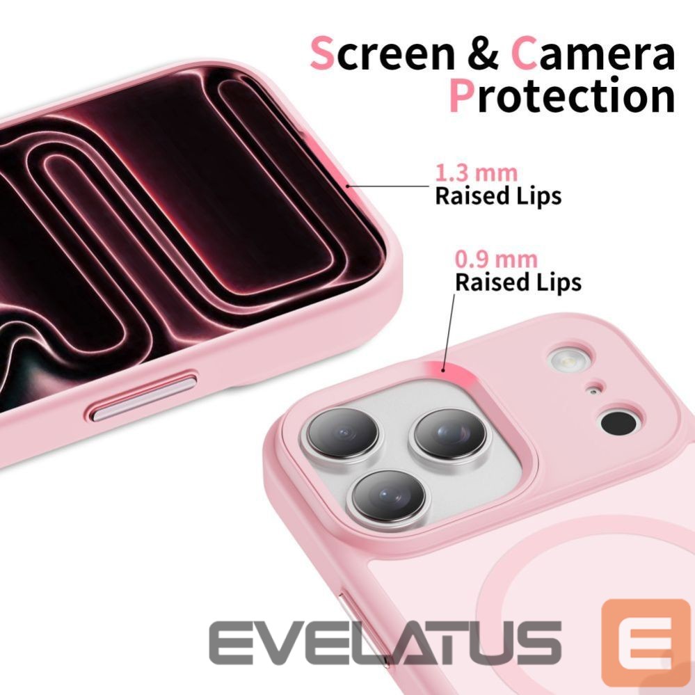 Kitos prekės Tech-Protect Tech-Protect MagMat MagSafe Case for iPhone 17 Pro - Pink