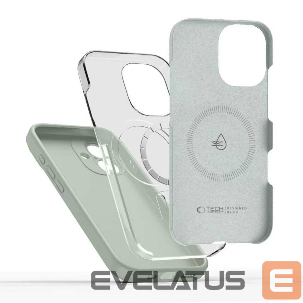 Kitos prekės Tech-Protect Tech-Protect Silicone MagSafe Case for iPhone 17 - Green