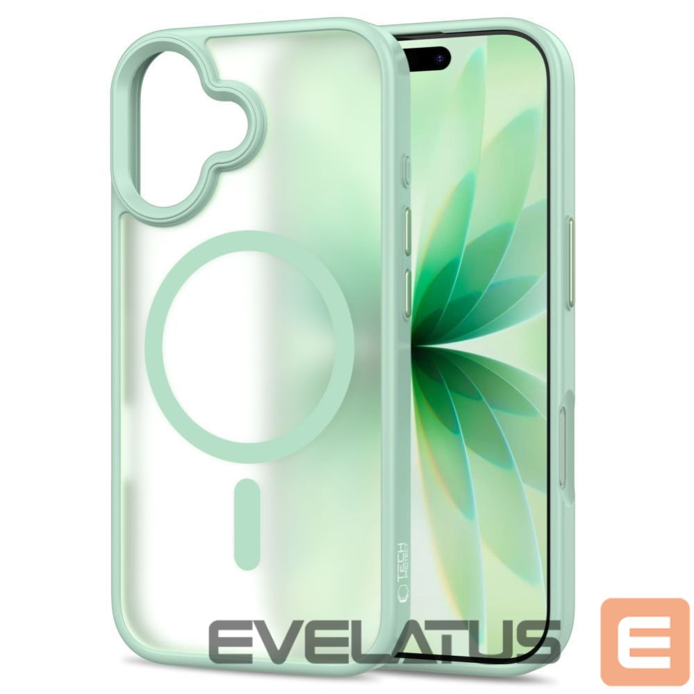 Kitos prekės Tech-Protect Tech-Protect MagMat MagSafe Case for iPhone 17 - Transparent Green