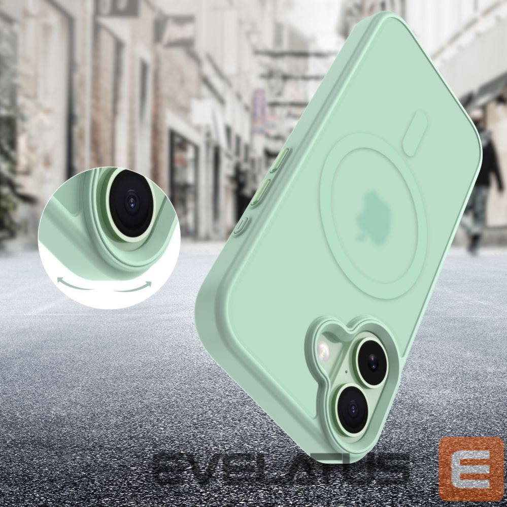 Kitos prekės Tech-Protect Tech-Protect MagMat MagSafe Case for iPhone 17 - Transparent Green
