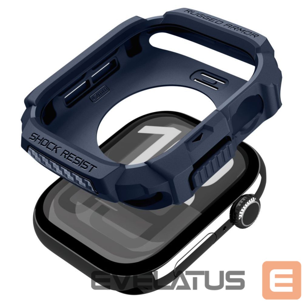 Kitos prekės Spigen Spigen Rugged Armor Case for Apple Watch 42mm - Navy Blue