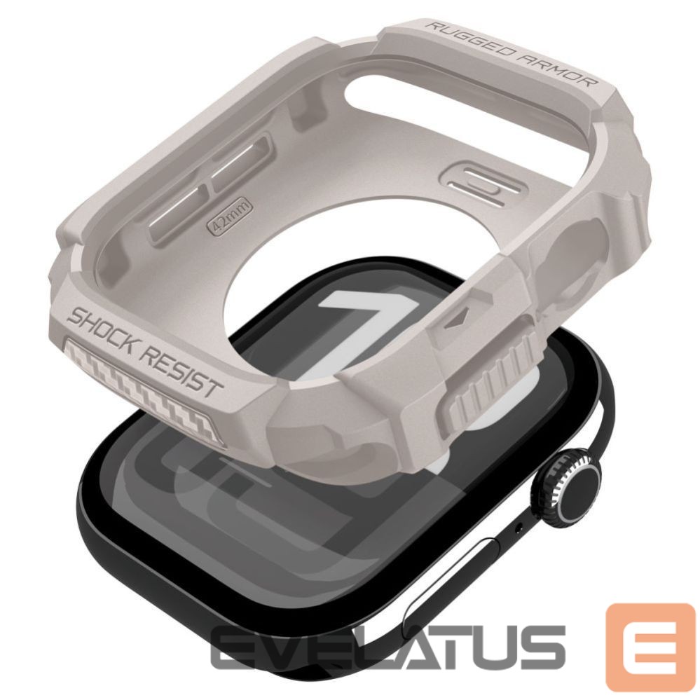 Kitos prekės Spigen Spigen Rugged Armor Case for Apple Watch 42mm - Beige