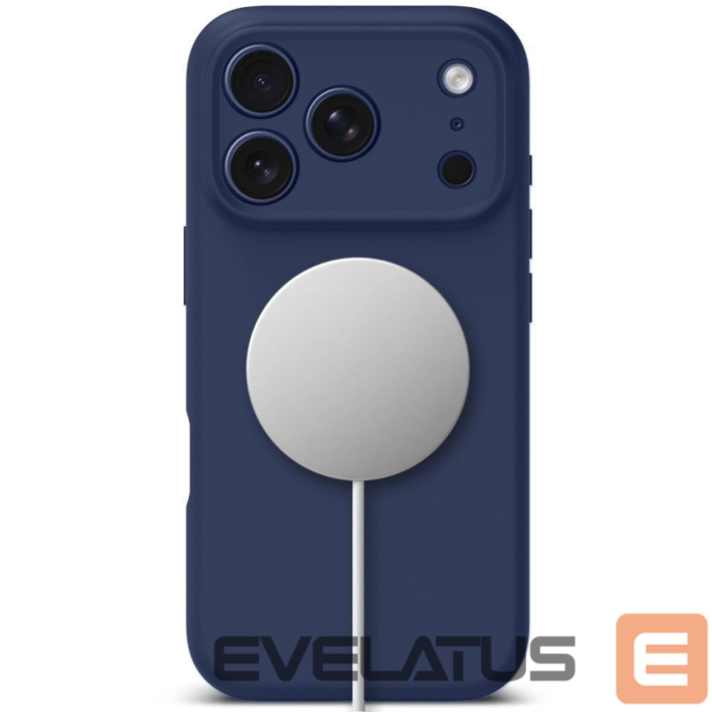 Kitos prekės Tech-Protect Tech-Protect Silicone MagSafe Case for iPhone 17 Pro - Navy Blue