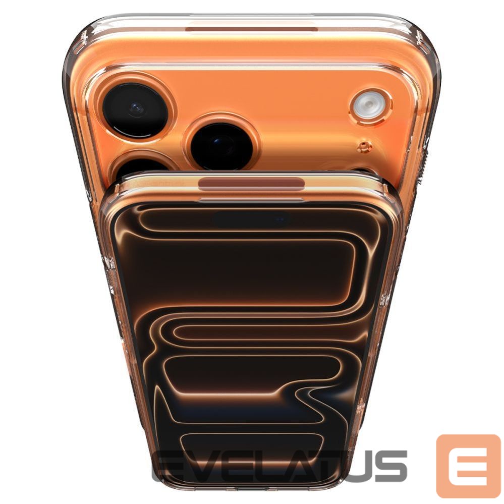 Kitos prekės Spigen Spigen Thin Fit MagSafe Case for iPhone 17 Pro Max - Clear Orange