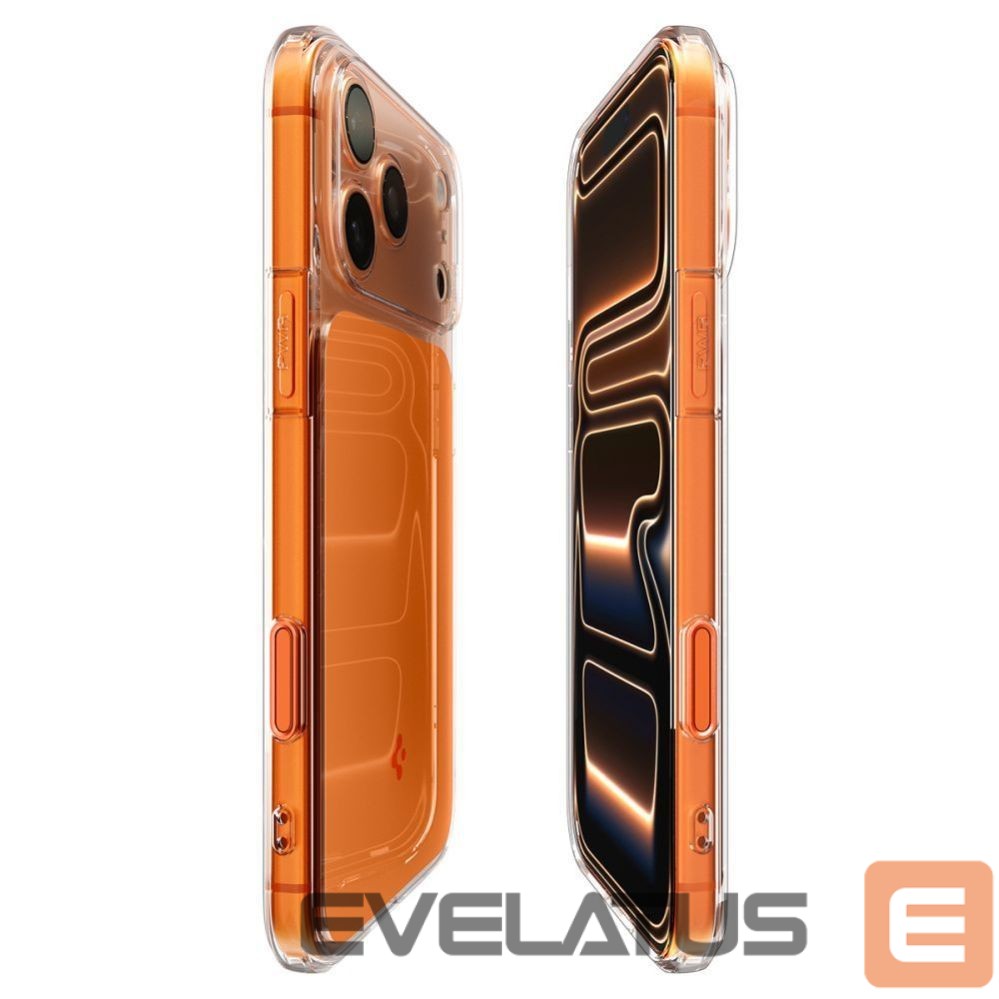 Kitos prekės Spigen Spigen Thin Fit MagSafe Case for iPhone 17 Pro - Transparent Orange