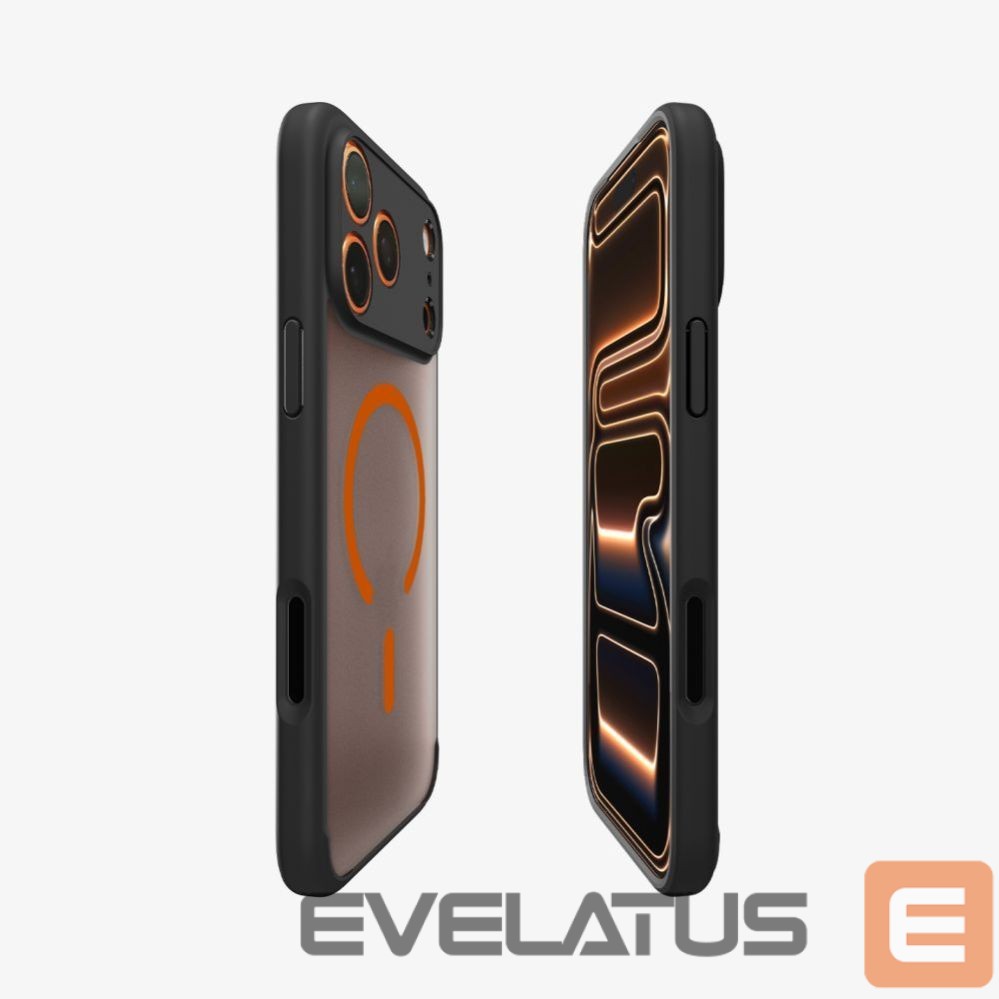 Kitos prekės Spigen Spigen Ultra Hybrid MagSafe Case for iPhone 17 Pro Max - Black and Orange