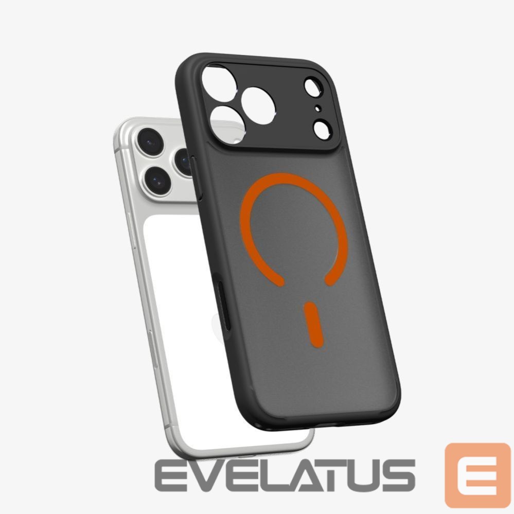Kitos prekės Spigen Spigen Ultra Hybrid MagSafe Case for iPhone 17 Pro Max - Black and Orange