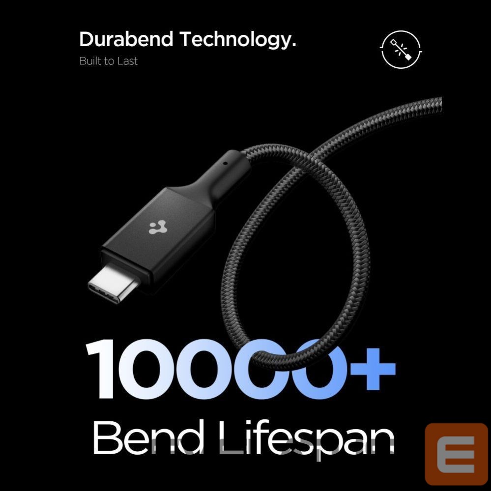 Kitos prekės Spigen Spigen EB10010CC 100W 100 cm Cable - Black