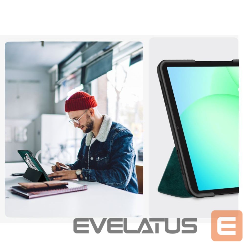 Kitos prekės Tech-Protect TechProtect SmartCase for Samsung Galaxy Tab A9+ / A11+ Plus 11.0 X210 / X215 / X216 / X230 / X235 / X236 - Green