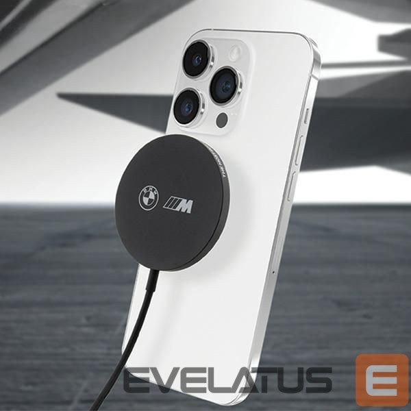 Kitos prekės BMW BMW M Edition MagSafe 15W Wireless Charger - Black