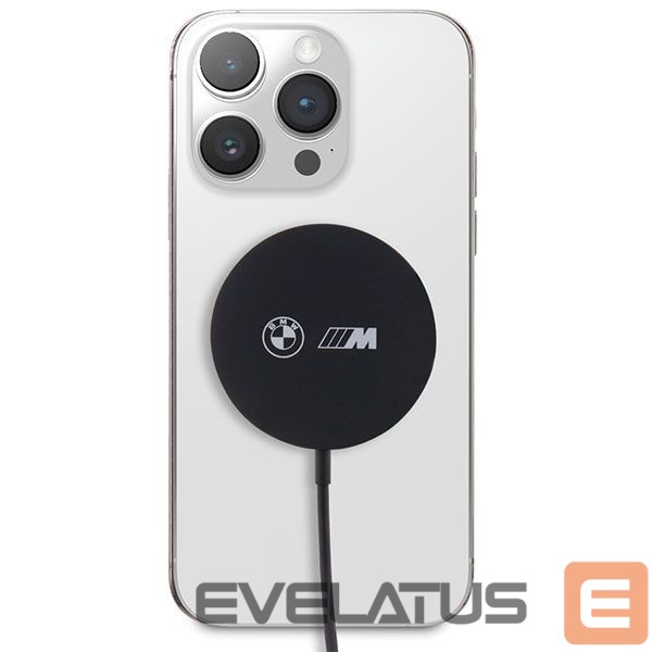 Kitos prekės BMW BMW M Edition MagSafe 15W Wireless Charger - Black