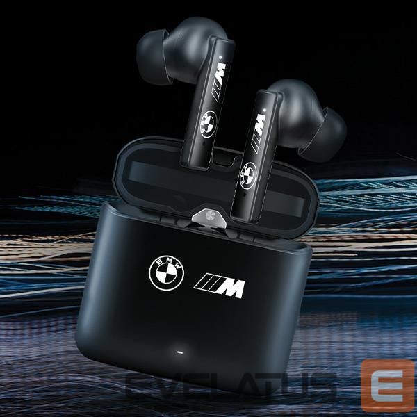 Kitos prekės BMW BMW M Collection Bluetooth TWS Wireless Headphones - Black