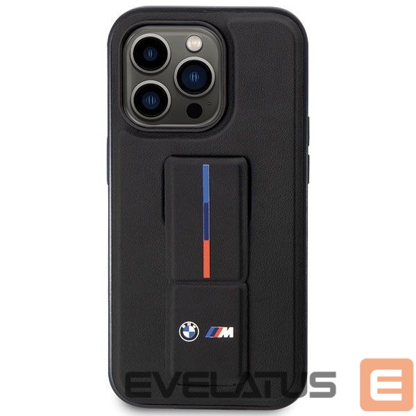 Kitos prekės BMW BMW Grip Stand Hot Stamp iPhone 14 Pro Case - Black