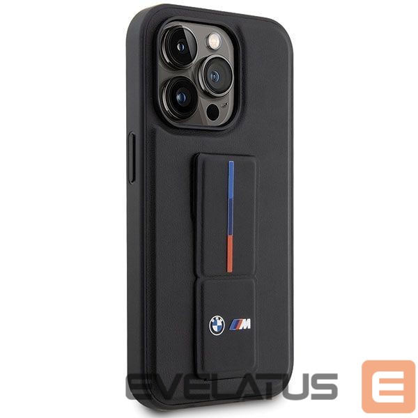 Kitos prekės BMW BMW Grip Stand Hot Stamp iPhone 14 Pro Case - Black