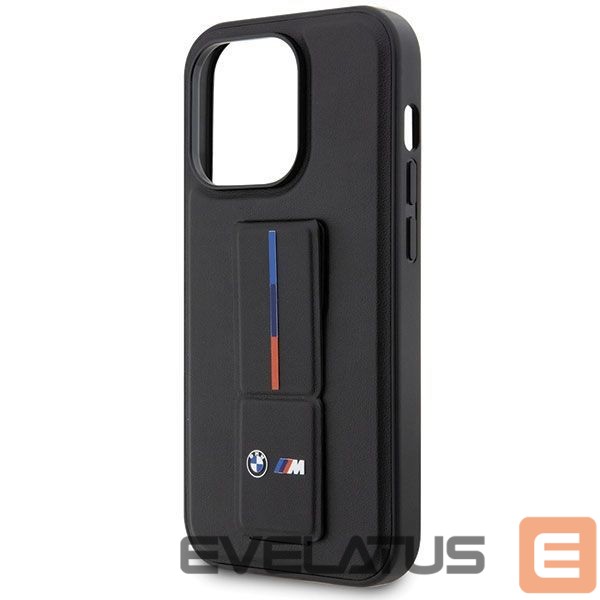 Kitos prekės BMW BMW Grip Stand Hot Stamp iPhone 14 Pro Case - Black