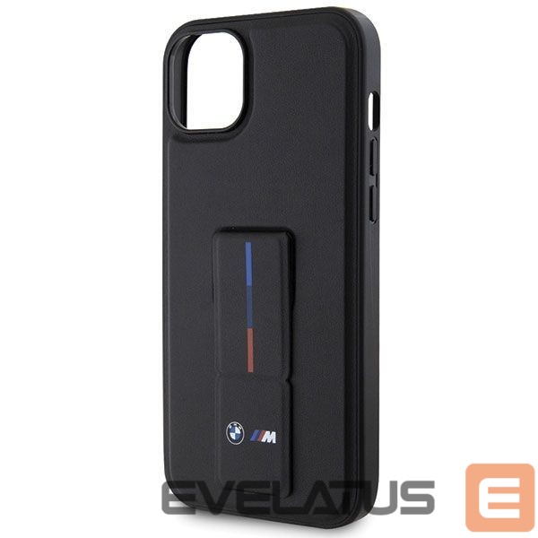 Kitos prekės BMW BMW Grip Stand Hot Stamp Case for iPhone 14 Plus / 15 Plus - Black