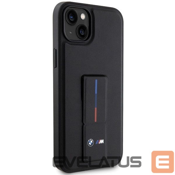 Kitos prekės BMW BMW Grip Stand Hot Stamp Case for iPhone 14 / 15 / 13 - Black