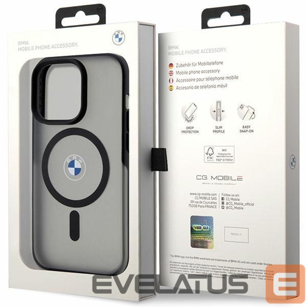 Kitos prekės BMW BMW Signature MagSafe Case for iPhone 14 Pro - Black