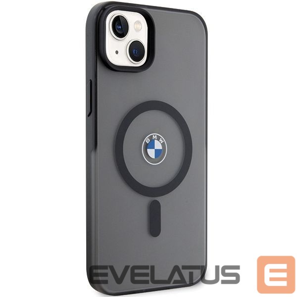 Kitos prekės BMW BMW Signature MagSafe Case for iPhone 14 Plus/15 Plus - Black