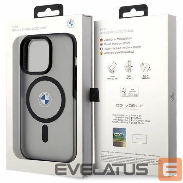 Kitos prekės BMW BMW Signature MagSafe Case for iPhone 14 Pro Max - Black