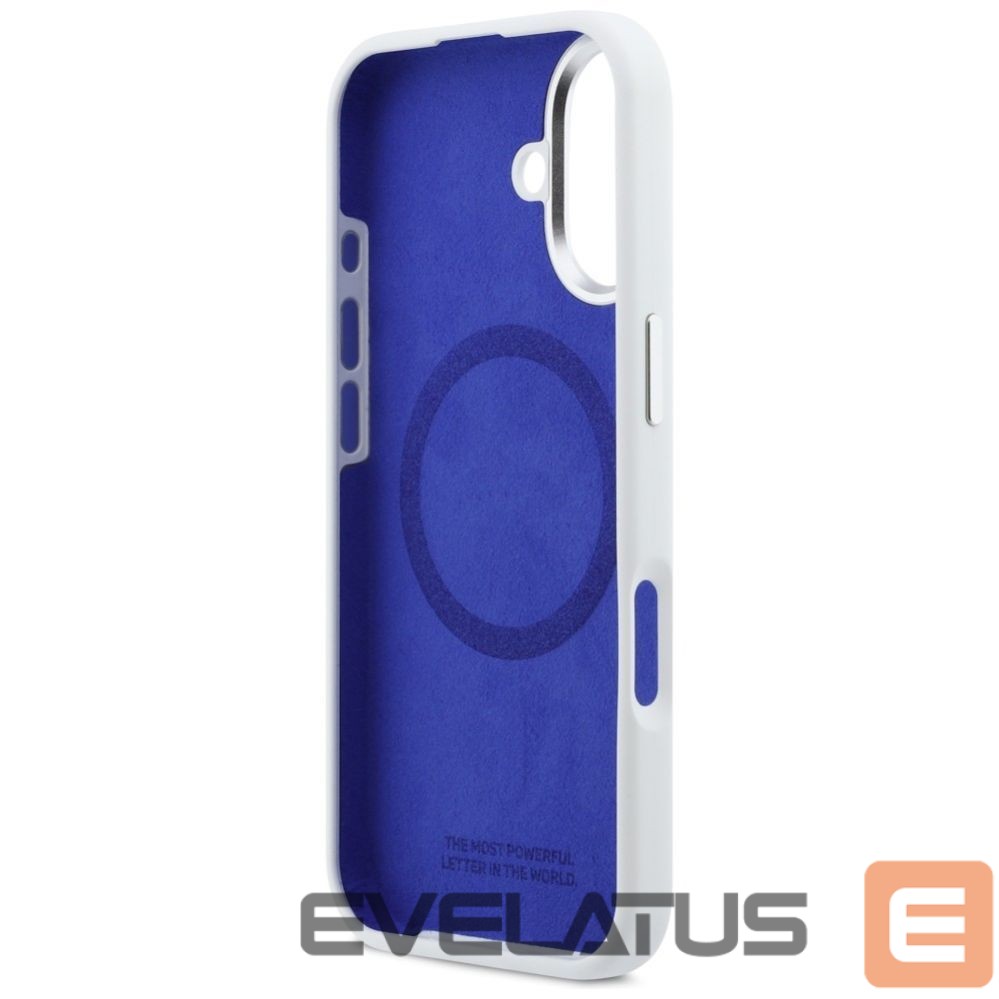 Kitos prekės BMW BMW M Silicon Horizontal Line MagSafe Case for iPhone 17 - White
