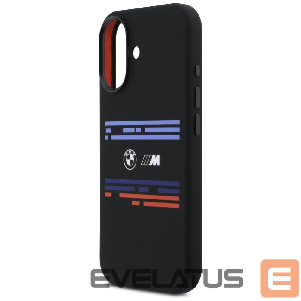 Kitos prekės BMW BMW M Silicon Horizontal Line MagSafe Case for iPhone 17 - Black