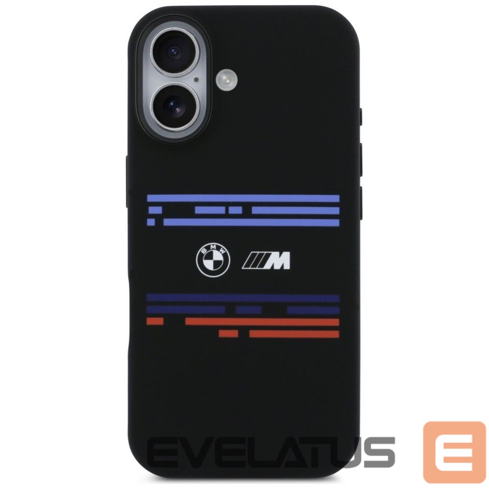 Kitos prekės BMW BMW M Silicon Horizontal Line MagSafe Case for iPhone 17 - Black