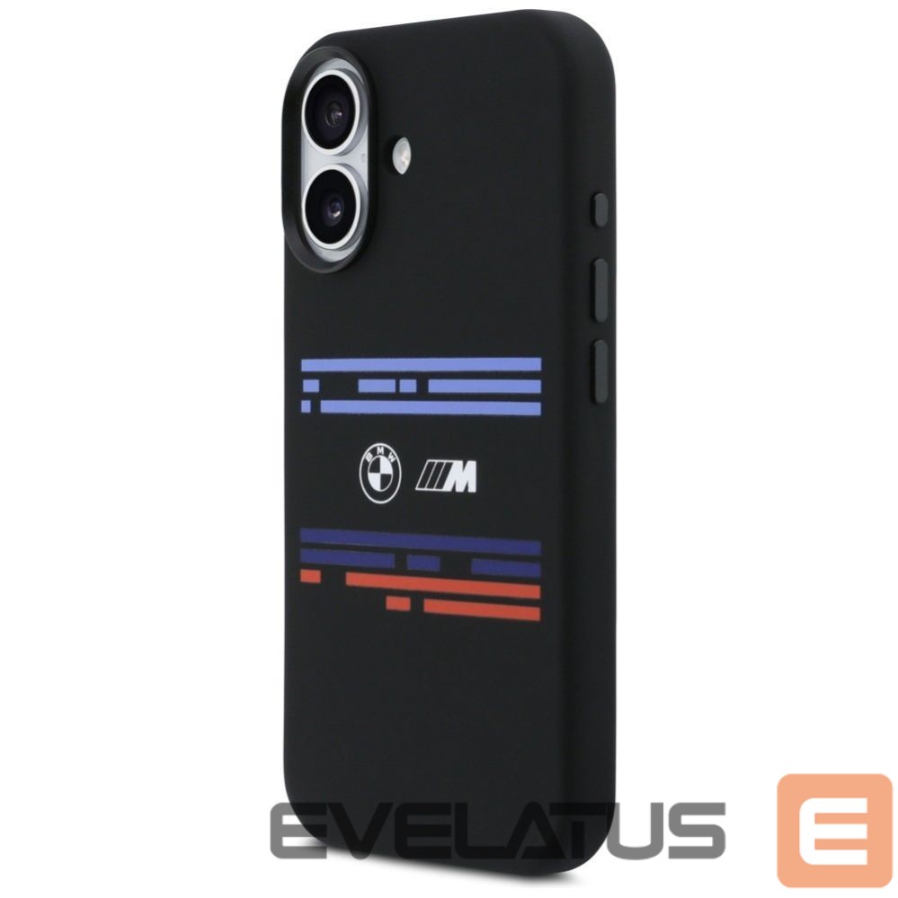 Kitos prekės BMW BMW M Silicon Horizontal Line MagSafe Case for iPhone 17 - Black