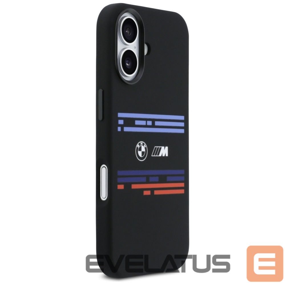 Kitos prekės BMW BMW M Silicon Horizontal Line MagSafe Case for iPhone 17 - Black
