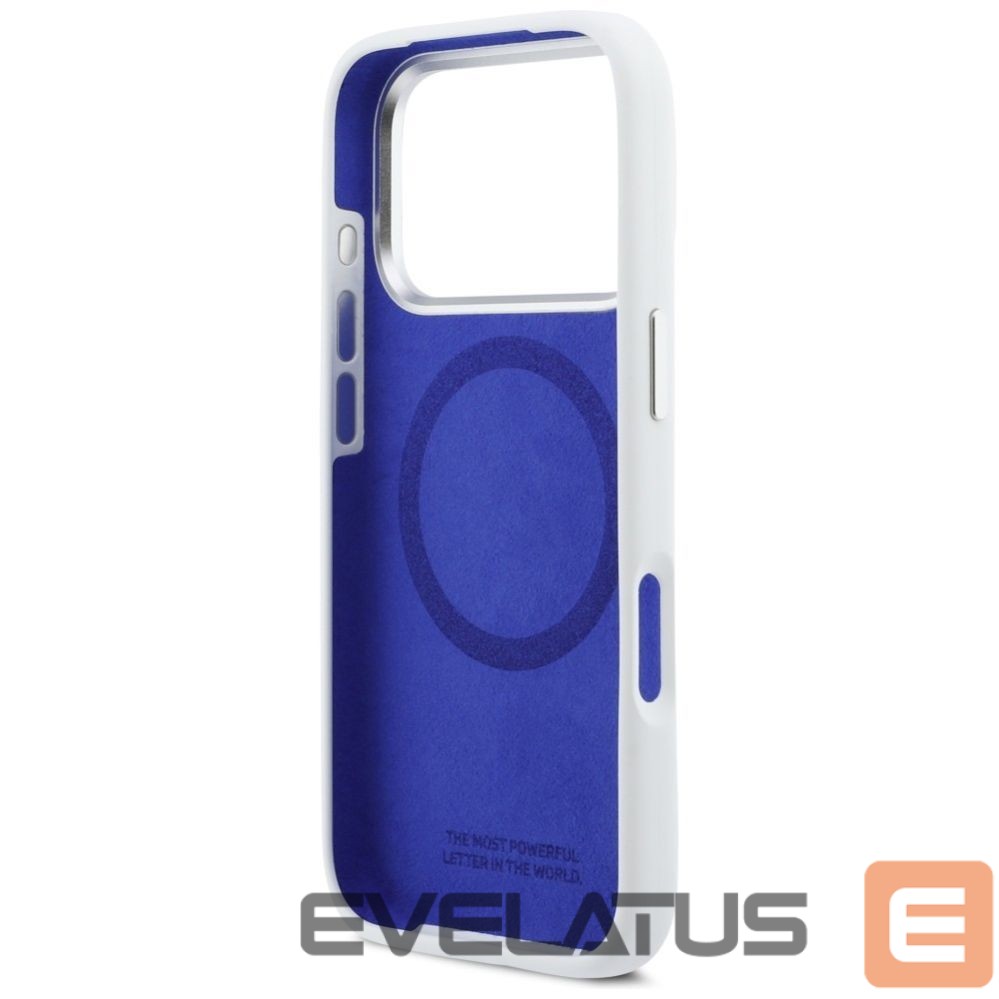 Kitos prekės BMW BMW M Silicon Horizontal Line MagSafe Case for iPhone 17 Pro - White