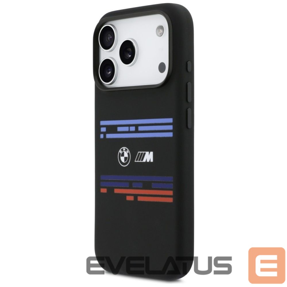 Kitos prekės BMW BMW M Silicon Horizontal Line MagSafe Case for iPhone 17 Pro - Black